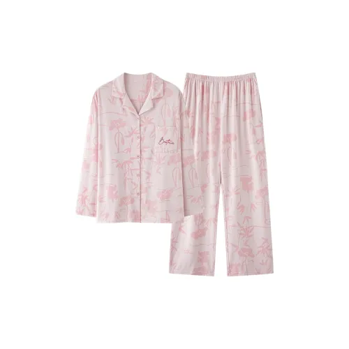 WANANNI Пижамный комплект женский светло-розовый