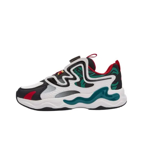 Balabala противоскользящие устойчивые к истиранию низкий топ детские беговые кроссовки черный зеленый подростки