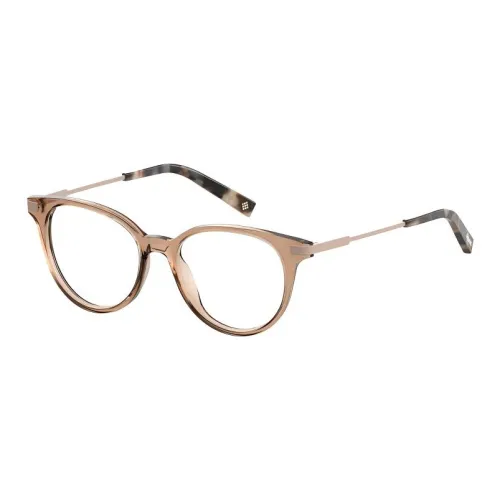 Polaroid Ацетат Круглые Оправы для Очков Женские Светлый Умбра