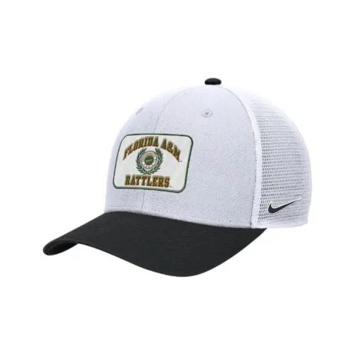 Nike 100% хлопок Полиэстер Смесь Кепки Унисекс Белый