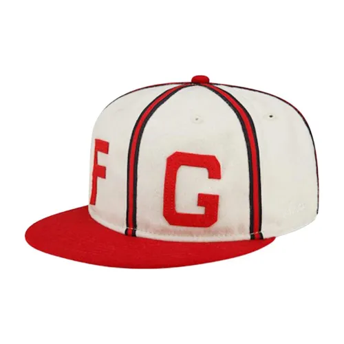 Fear Of God Шерсть Полиэстер Смесь Кепки Унисекс Кремовый Красный