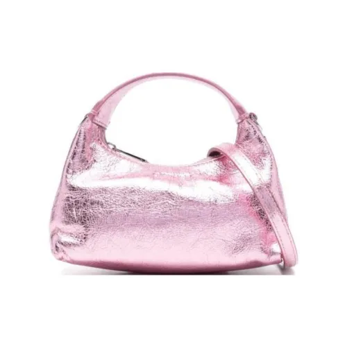 Off Белый Коровья кожа Одно плечо Сумка Мини Женские Розовый