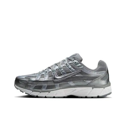 Nike P 6000 Slip-Resistant Abrasion-Resistant Low Top Casual Running Shoes Men's Gray White Найк P 6000 Противоскользящий Устойчивый к истиранию Низкий Топ Повседневные Беговые Кроссовки Мужские Серый Белый