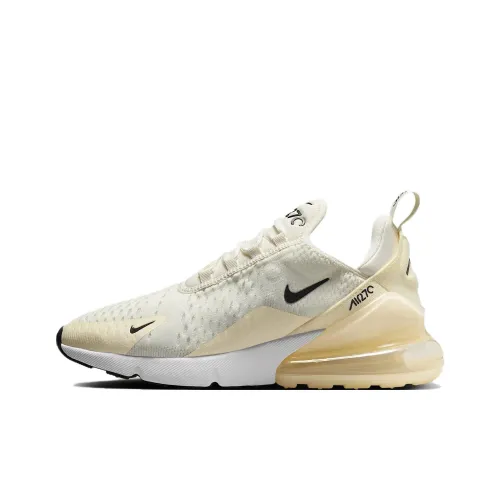 Nike Air Max 270 Low Топ Повседневная обувь Женская Бежевая
