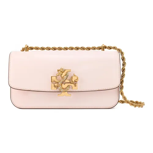 TORY BURCH ELEANOR Сумка из коровьей кожи багетная сумка сумка через плечо маленькая женская светло-розовая
