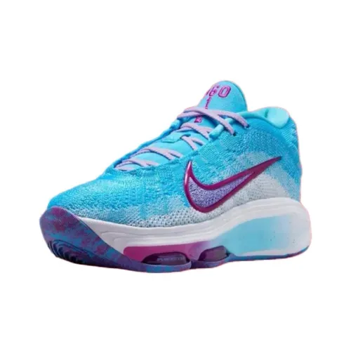 Nike Air Zoom GT Hustle 3 Slip-resistant Abrasion-resistant Low-top Баскетбольные кроссовки Женские Blue