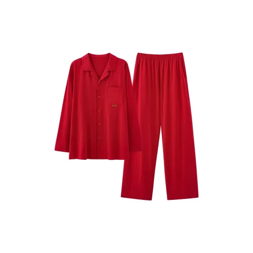Городская красота Pajama Комплект Мужской Красный