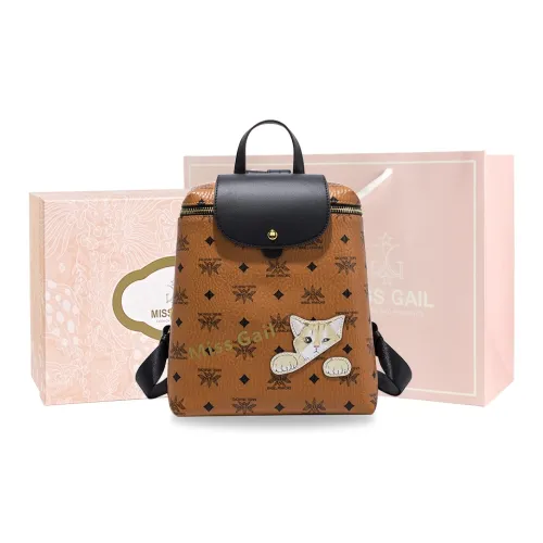 MISS GAIL Кожа Carry Рюкзак Средний Женские Многоцветный