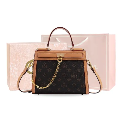 MISS GAIL Синтетическая кожа Сумка Стандартная Женская Белая Абрикос