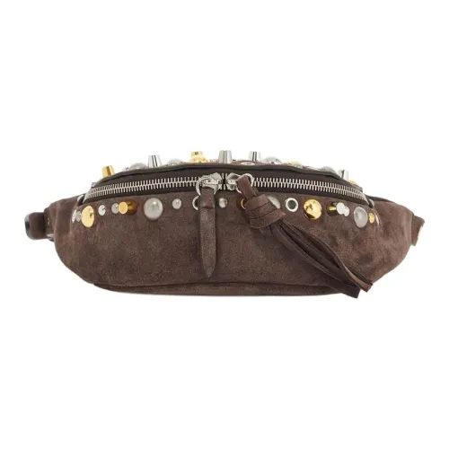 Valentino Garavani Телячья кожа Сумка через плечо Мужская Коричневая