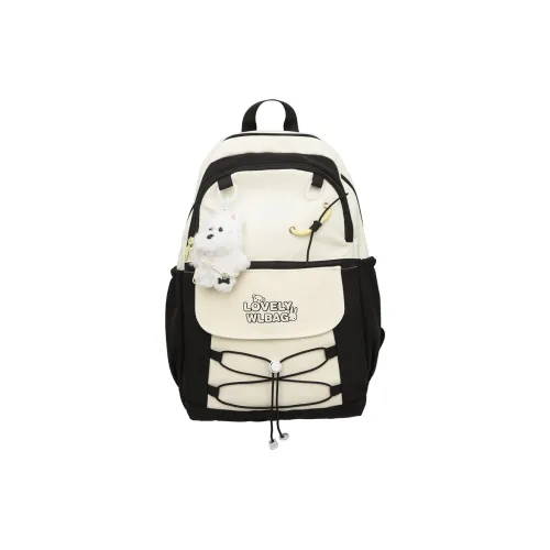 MINIPUDING Нейлон Старшая школа Студенческий Рюкзак Стандартный Унисекс Черный Розовый Зеленый Желтый Синий