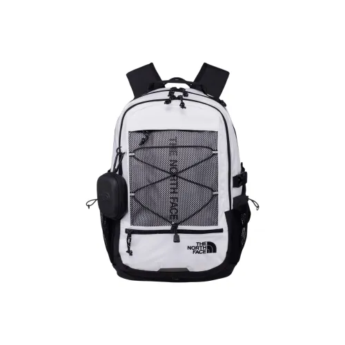 The North Face 24L Outdoor Backpack Bag Nylon White Black Unisex The North Face 24L Outdoor Рюкзак Сумка Нейлон Белый и Черный Унисекс