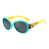 [Disney Очки Футляр + Салфетка] Небесно-голубой, Подходит для возраста 5-12 лет