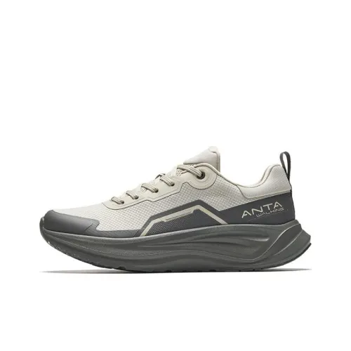 ANTA Le Dao Slip-resistant Abrasion-resistant Shock Absorbers Low Top Training Shoes Men's Gray ANTA Le Dao Противоскользящие Устойчивые к износу Амортизаторы Низкие Кроссовки для тренировок Мужские Серые