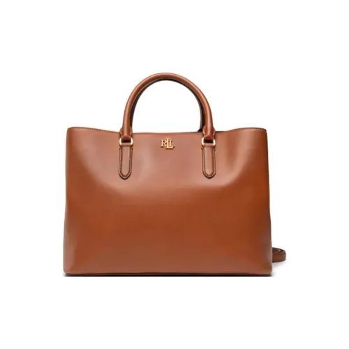 LAUREN RALPH LAUREN GRAIN LEATHER Тоут Сумка Сумка для покупок Сумка Женская Коричневая