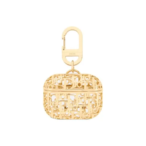 DIOR Латунь Наушники Чехол Унисекс Золото