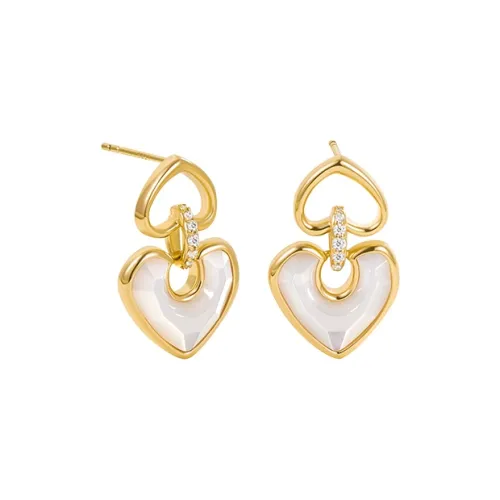 Amber Lollipop Оболочка Серьги Женские