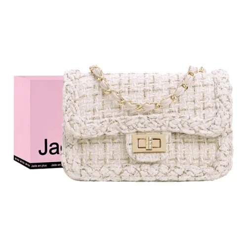 Jade En Plus Модная Сумка через плечо из холста стандартная женская белая