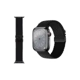 [Парашют Пряжка-Ткань вязаная петля ремень] Черный