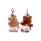 Светло-коричневый трусы медведя + темно-кофейный трусы медведя