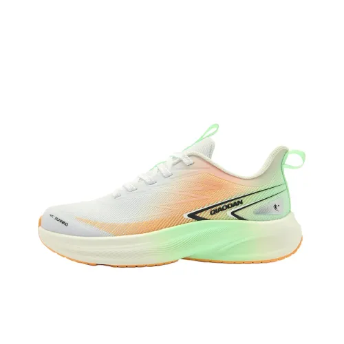 QIAODAN Детские беговые кроссовки Low Топ Jordan-белый Прозрачный Yang Зеленый Унисекс