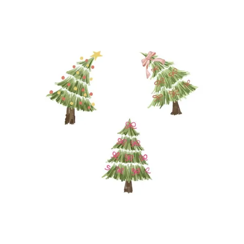 QINGSHANQIHAI Рождественская елка Водостойкий Граффити Татуировка Наклейка