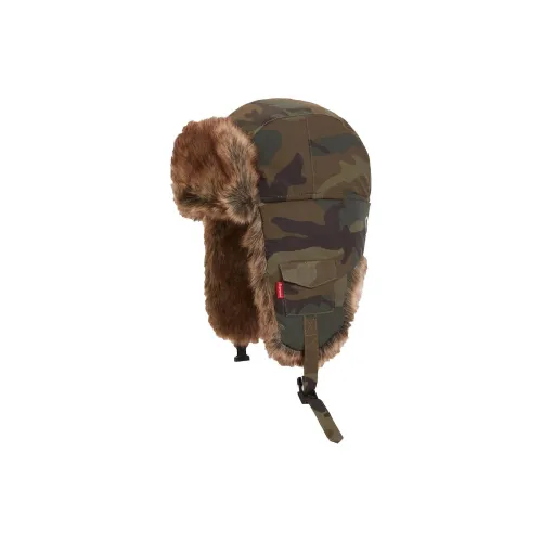 Supreme Шапки-ушанки Унисекс Коричневый