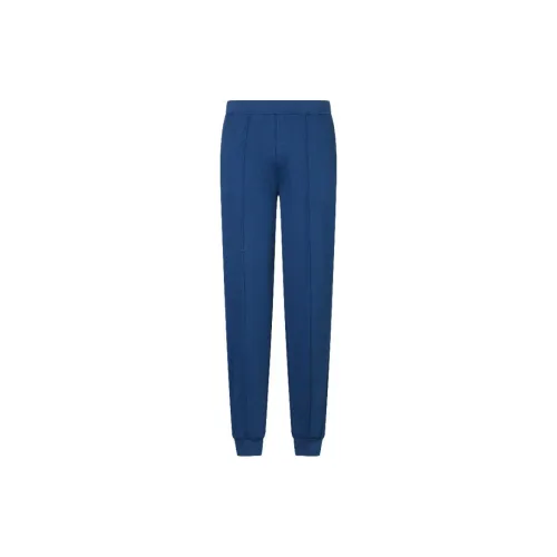 CORNELIANI Вязаные тренировочные брюки мужские синие