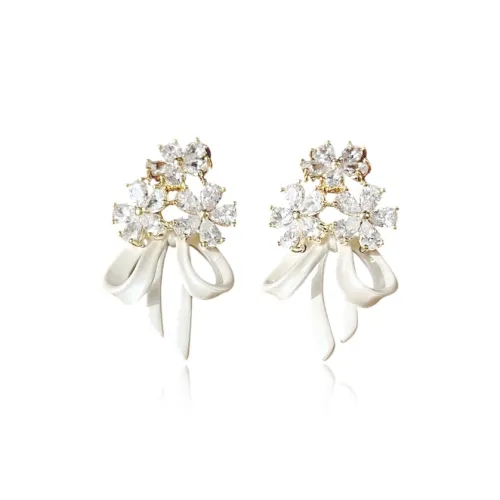 SHEEHHYY Сплав Серьги с цирконием Унисекс