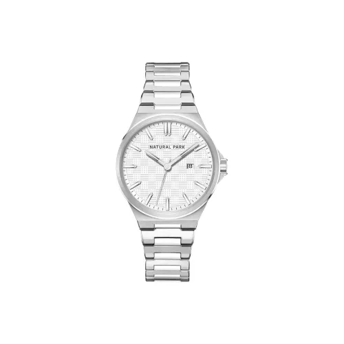 NATURAL PARK Indicator Collection Кварцевый механизм нержавеющая сталь ремешок мужские часы белый циферблат