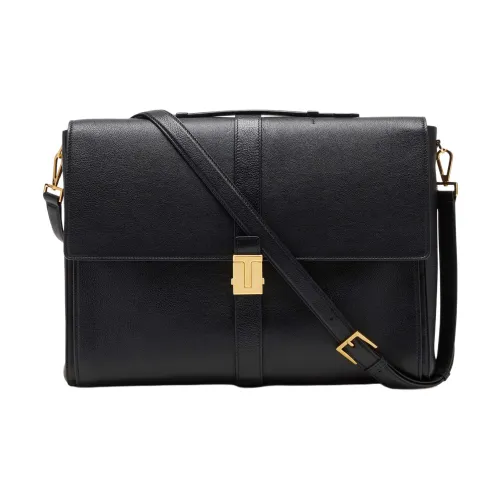 TOM FORD GRAIN LEATHER Одно плечо Через плечо Доска Мужской Черный