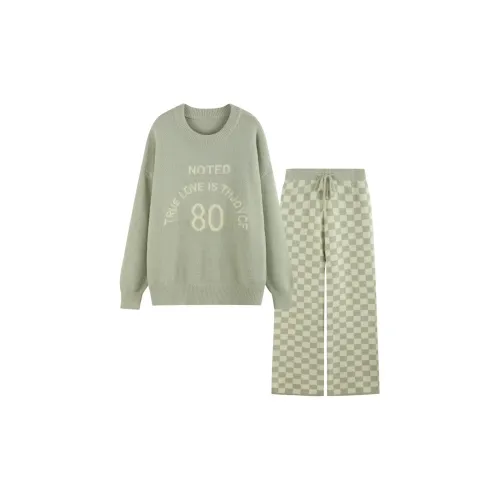 XIAFENYAN Пижамный комплект женский зеленый