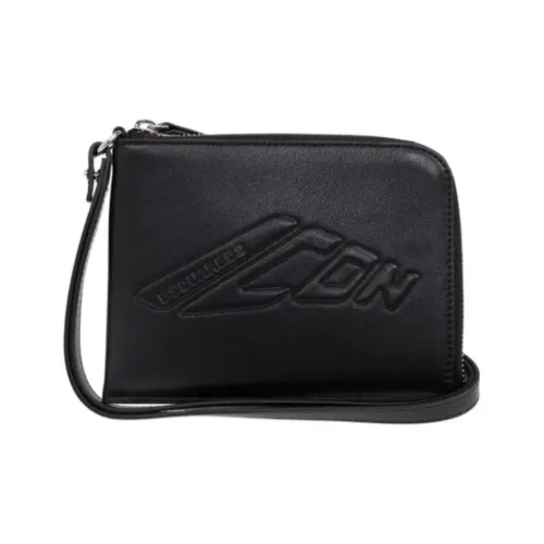 DSQUARED 2 Кожа Клатч Женский Черный