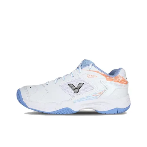 Victor 9200TD Устойчивая к истиранию низкая обувь для бадминтона с низким верхом унисекс белый и синий