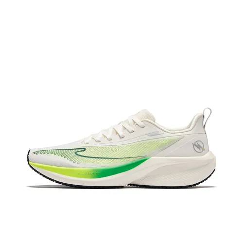 Erke Амортизация Легкий Отскок Низкий Топ Тренировочные Беговые кроссовки Мужские Белый Зеленый