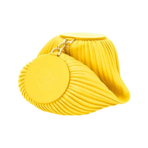 LOEWE Браслет из коровьей кожи сумка THREE на одно плечо женская лимонная