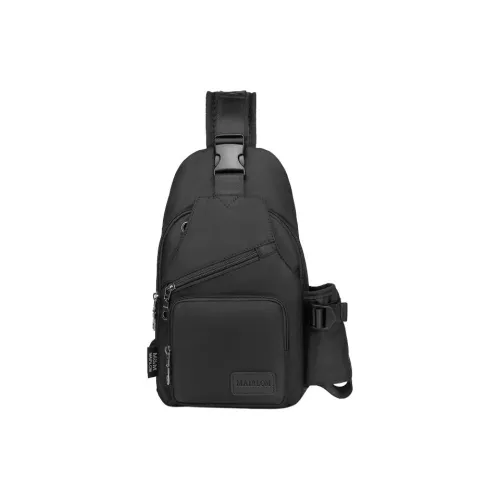 VIHUS Oxford Sling Bag Сумка через плечо Мужская Черная Камуфляж