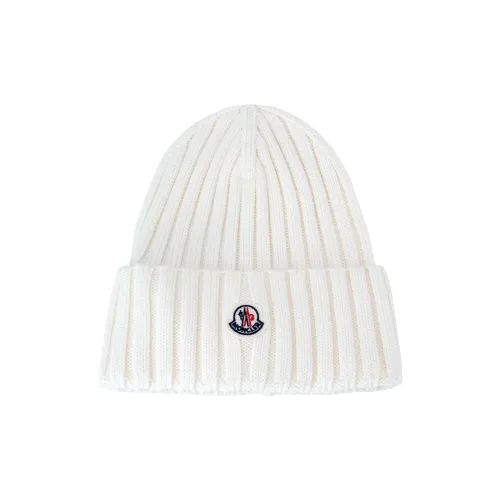 Moncler Шерстяные Шапки Унисекс Белый