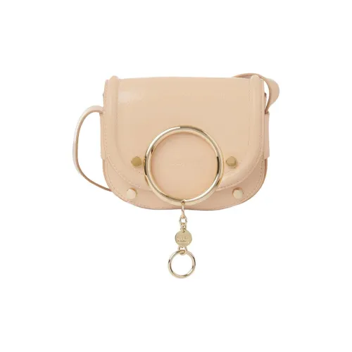 See By Chloe Hana Гладкая коровья кожа Сумка через плечо Сумка на плечо Женская Телесного цвета