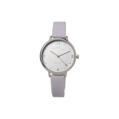 Mr Wonderful Watch Кварцевый механизм Синтетический кожаный ремешок 36 мм Белый циферблат Женские часы