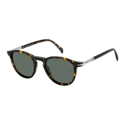 DAVID BECKHAM Ацетат OVAL SUNGLASSES Мужской Черепаховый