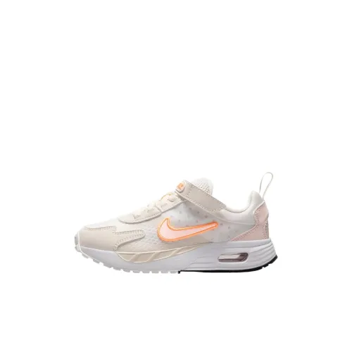 Nike Air Max Solo Abrasion Resistant Низкий Топ Тренировочные Кроссовки для Детей Призрачный Белый Персиковый Кремовый Echo Розовый Детский