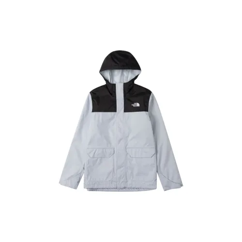 The North Face Водонепроницаемый Ветрозащитный Устойчивый к истиранию Теплый ветровка Мужской Серый