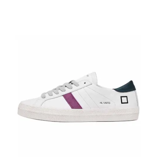 D.A.T.E Hill Low Топ Кроссовки для скейтбординга Женские Белые Фиолетовые