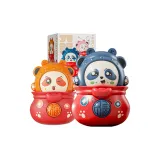 [Апельсин+Синий 2 шт] Маленький Бог богатства Панда Лицо-меняющаяся кукла