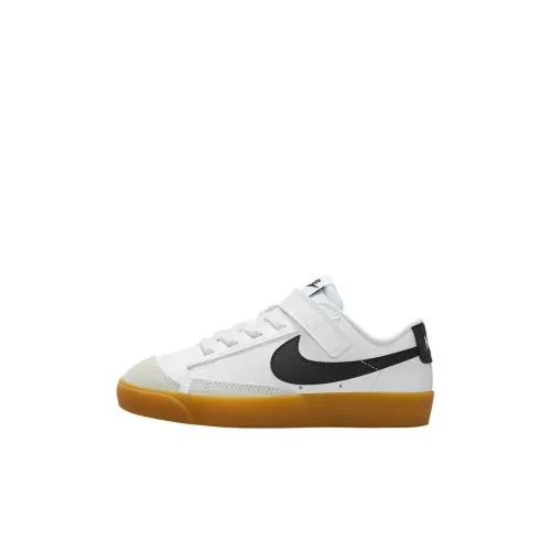 Nike Blazer Low '77 Slip-Resistant Low Top Kids Lifestyle Shoes White Gray Kids Найк Блэйзер Ло '77 Slip-Resistant Низкий Топ Kids Lifestyle Shoes Белый Серый Kids
