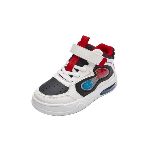 Balabala Slip-resistant и дышащий MID топ детские беговые кроссовки черный белый тон для детей 3-7 лет