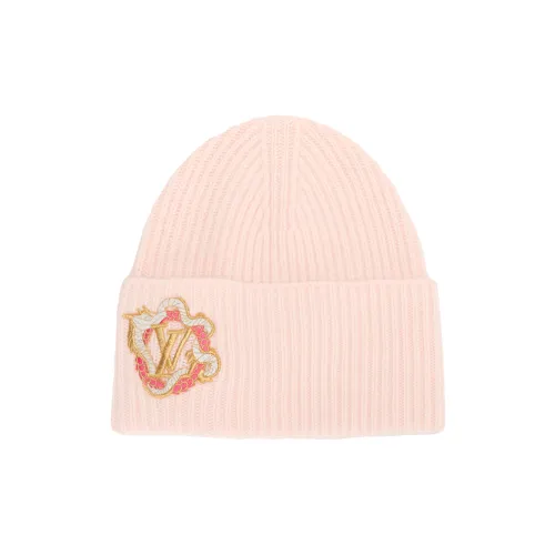 LOUIS VUITTON Шерстяные шапки Женские Розовые