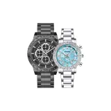 Чёрный воин + Ледниково-голубой