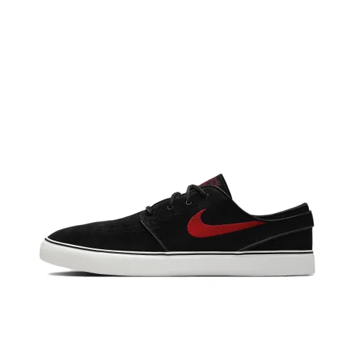 Nike Sb Zoom Janoski Slip-resistant Abrasion-resistant Low-top Skateboard Shoes Unisex Black White Найк Sb Zoom Janoski Противоскользящие Устойчивые к истиранию Низкие Кеды для скейтбординга Унисекс Черный Белый